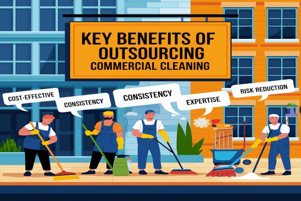 Benefits of outsourcing commercial cleaning