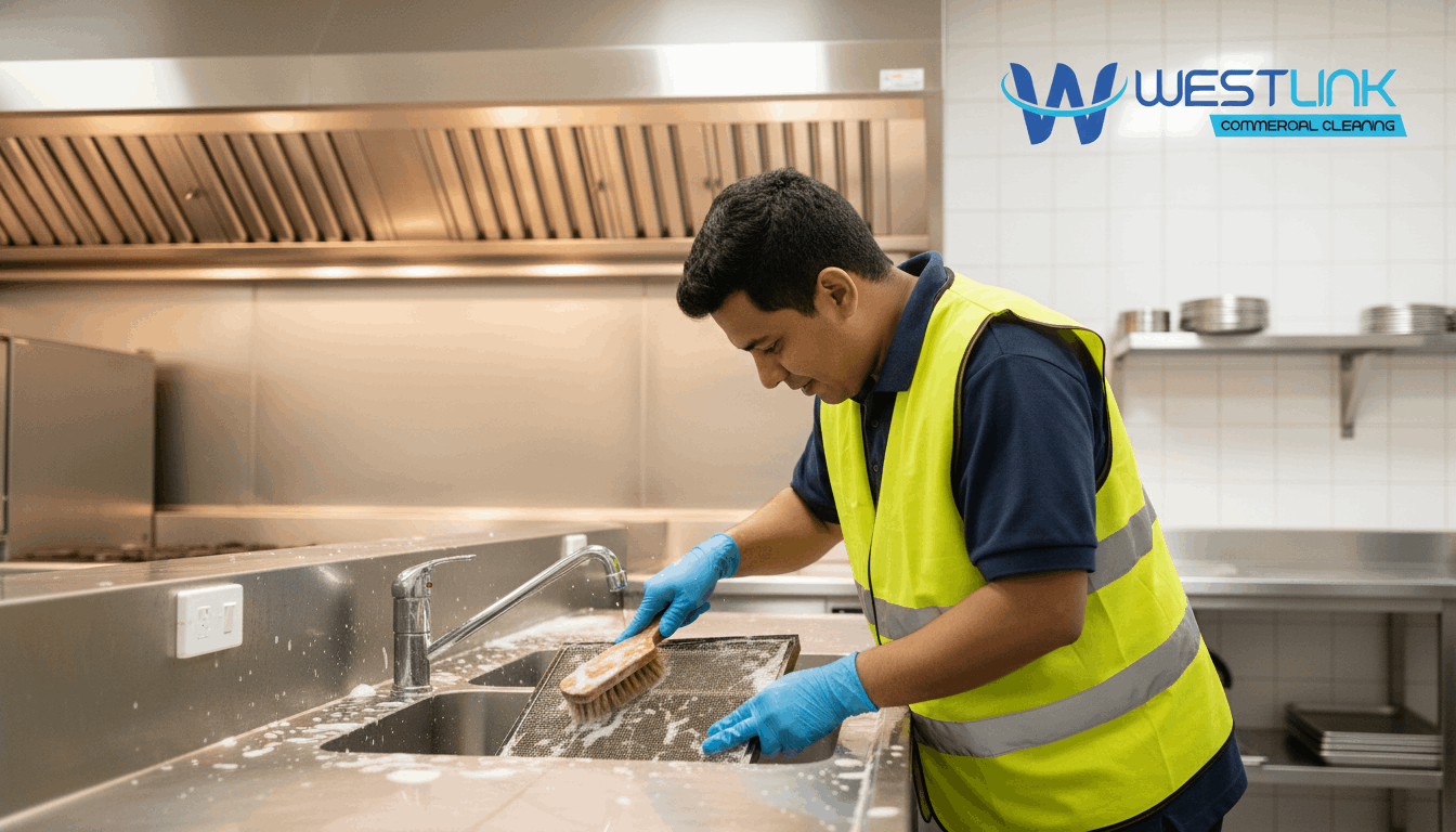 Kitchen Hood Filter Cleaning