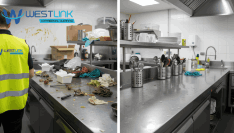 Commercial Kitchen Countertops Cleaning