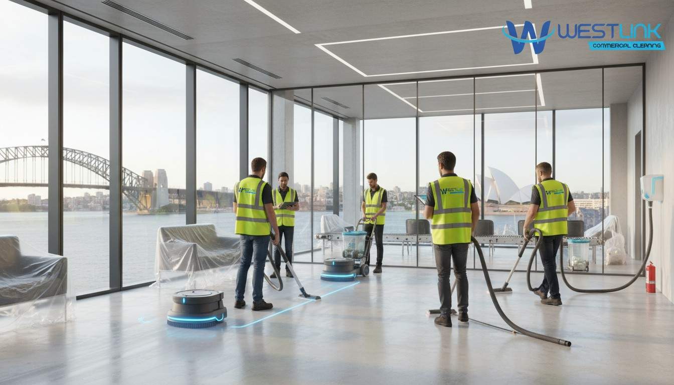 Advanced cleaning technologies and eco-friendly methods in commercial post-construction cleaning.