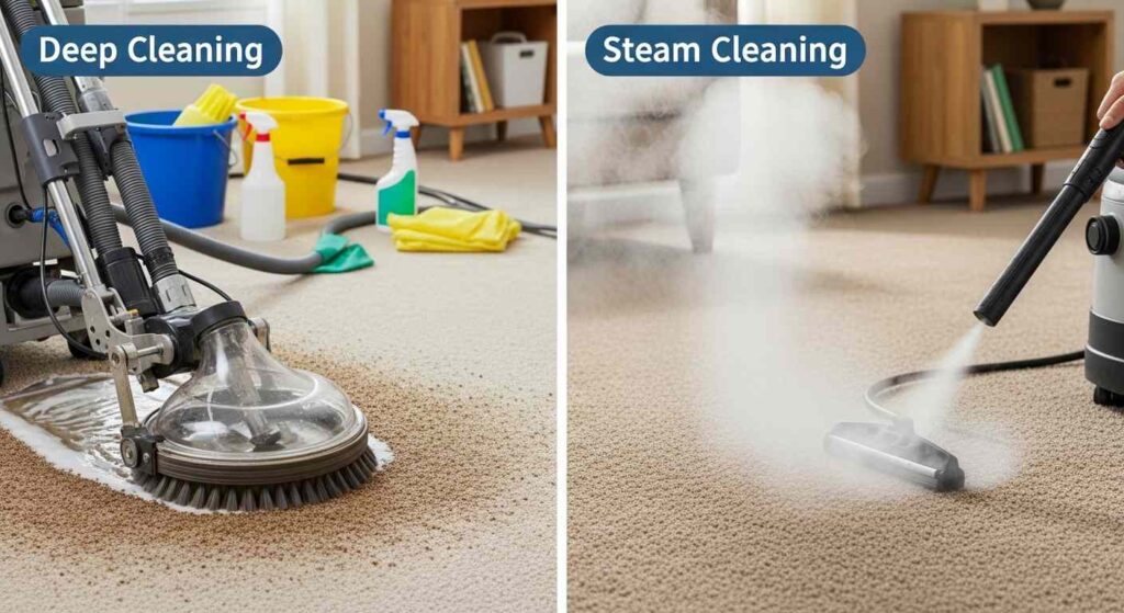 Deep Cleaning or Steam Cleaning