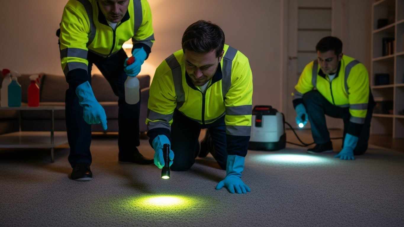 Experts Locate Hidden Urine Spots