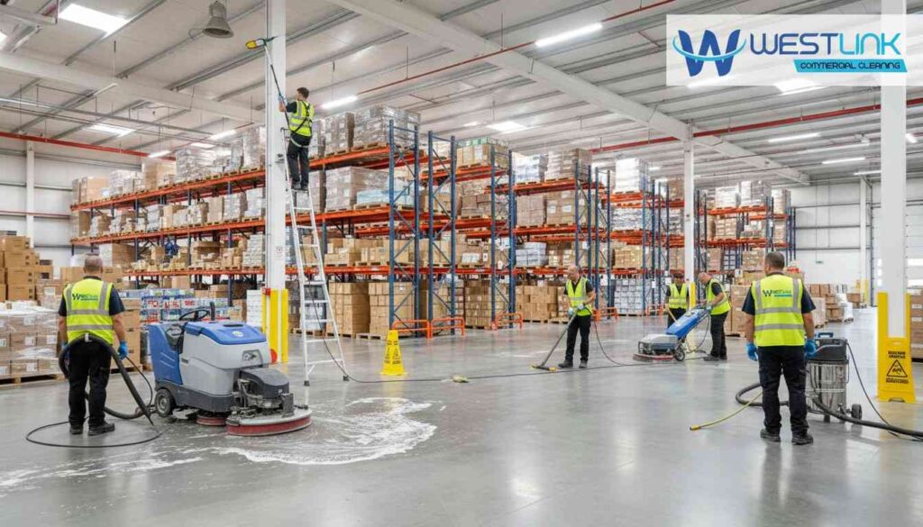 Commercial Warehouse Cleaning.
