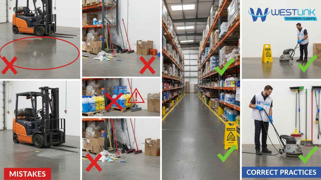Warehouse Cleaning Mistakes