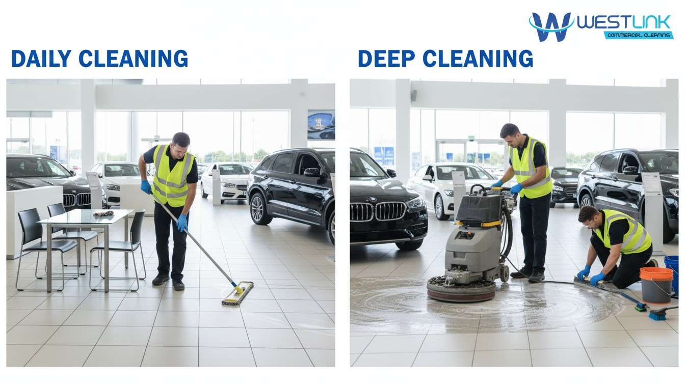 Image showing daily and deep showroom cleaning