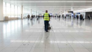 Cleaning of airport terminals, lounges, amenities, and commercial areas in Sydney, ensuring high standards of hygiene and compliance with security requirements