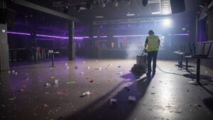 Cleaning of nightclubs, bars, and entertainment venues in Sydney, including post-event cleaning, regular maintenance, and deep cleaning to prepare for the next event