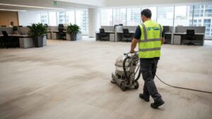 Professional carpet cleaning for commercial spaces in Sydney, removing dirt, stains, and allergens to maintain clean and hygienic floors
