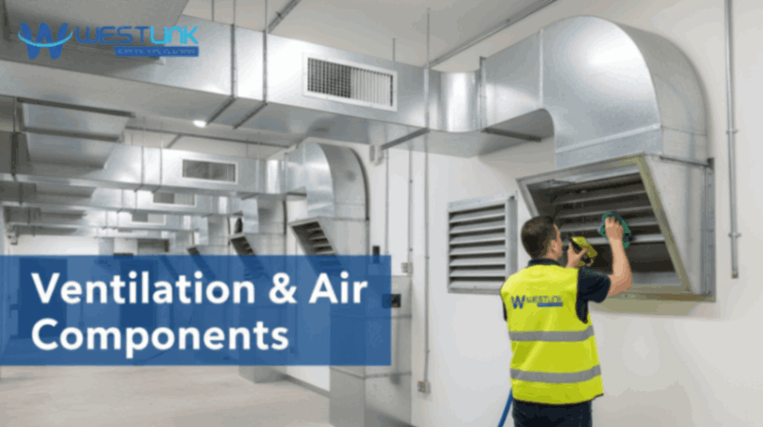 Cleaning ventilation and air components.