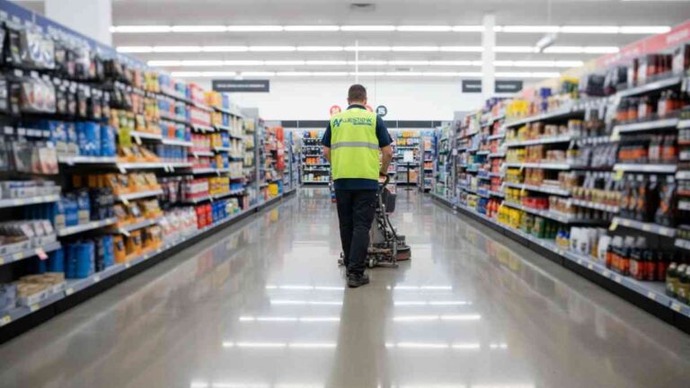 Retail cleaning in Sydney for shops, boutiques, and showrooms, including floors, displays, fitting rooms, and back-of-house areas to maintain a customer-ready environment
