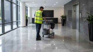 Cleaning of lobbies, corridors, stairwells, lifts, car parks, and outdoor areas in strata and apartment buildings in Sydney, providing reliable building maintenance services