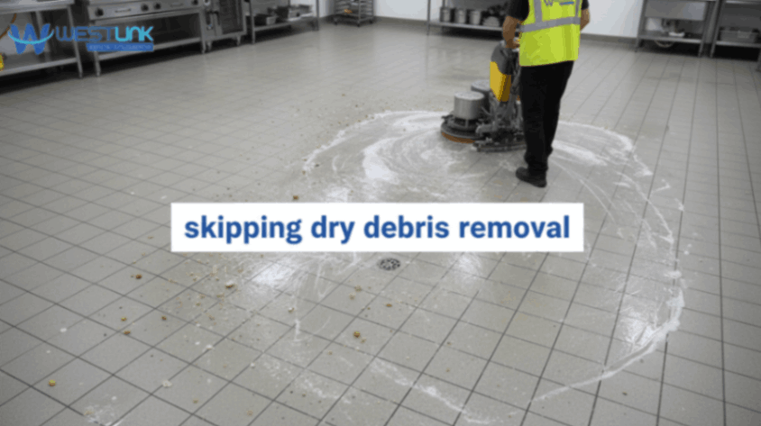 skipping dry debris removal