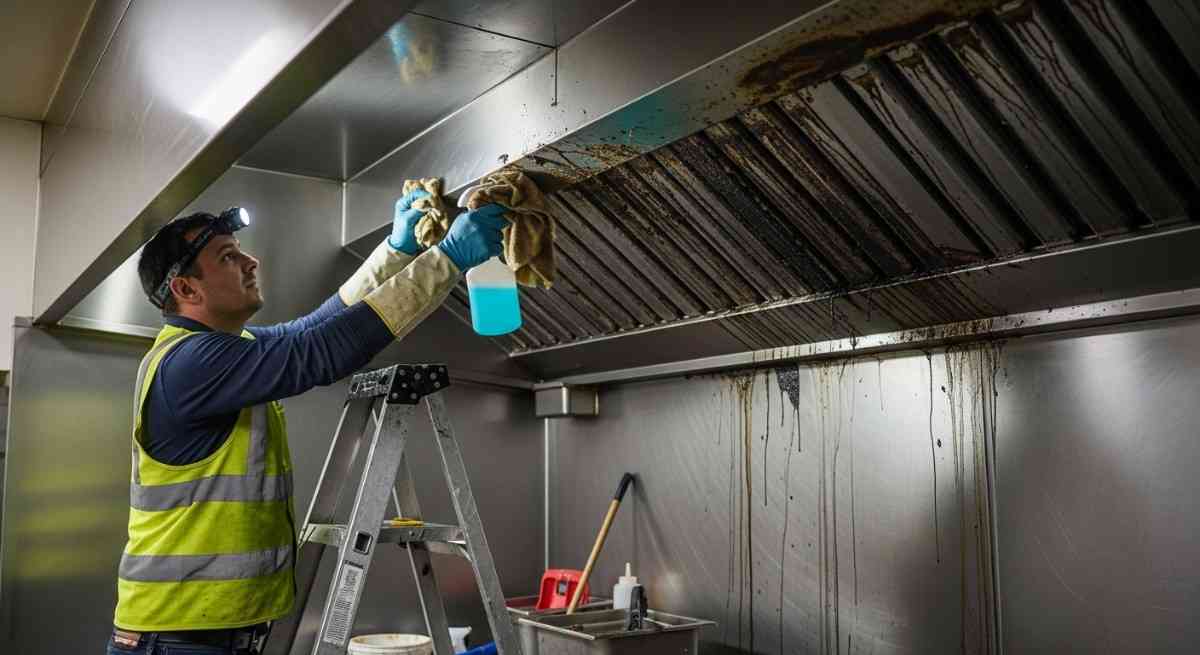 Canopy cleaning and degreasing
