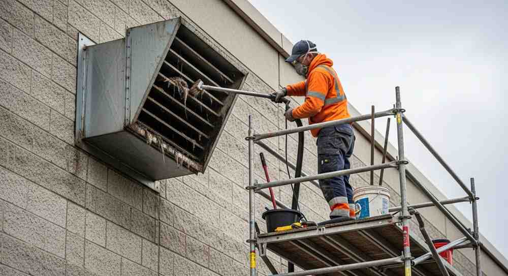 Outlet vent cleaning service