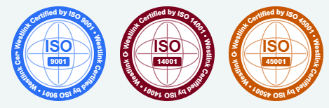 Westlink Commercial ISO Certification, ISO 19001, ISO 14001, 45001
