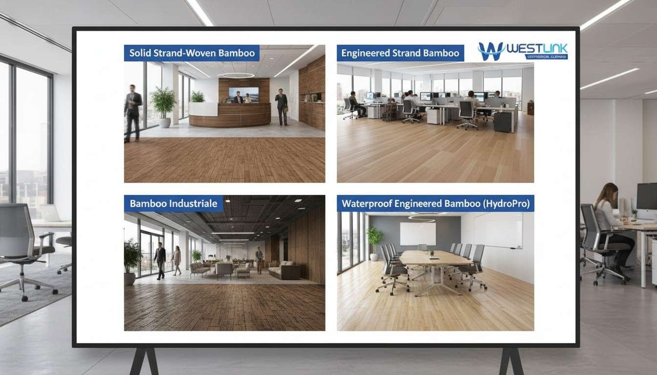 The image show diffrent Types of Bamboo Floor Cleaning like