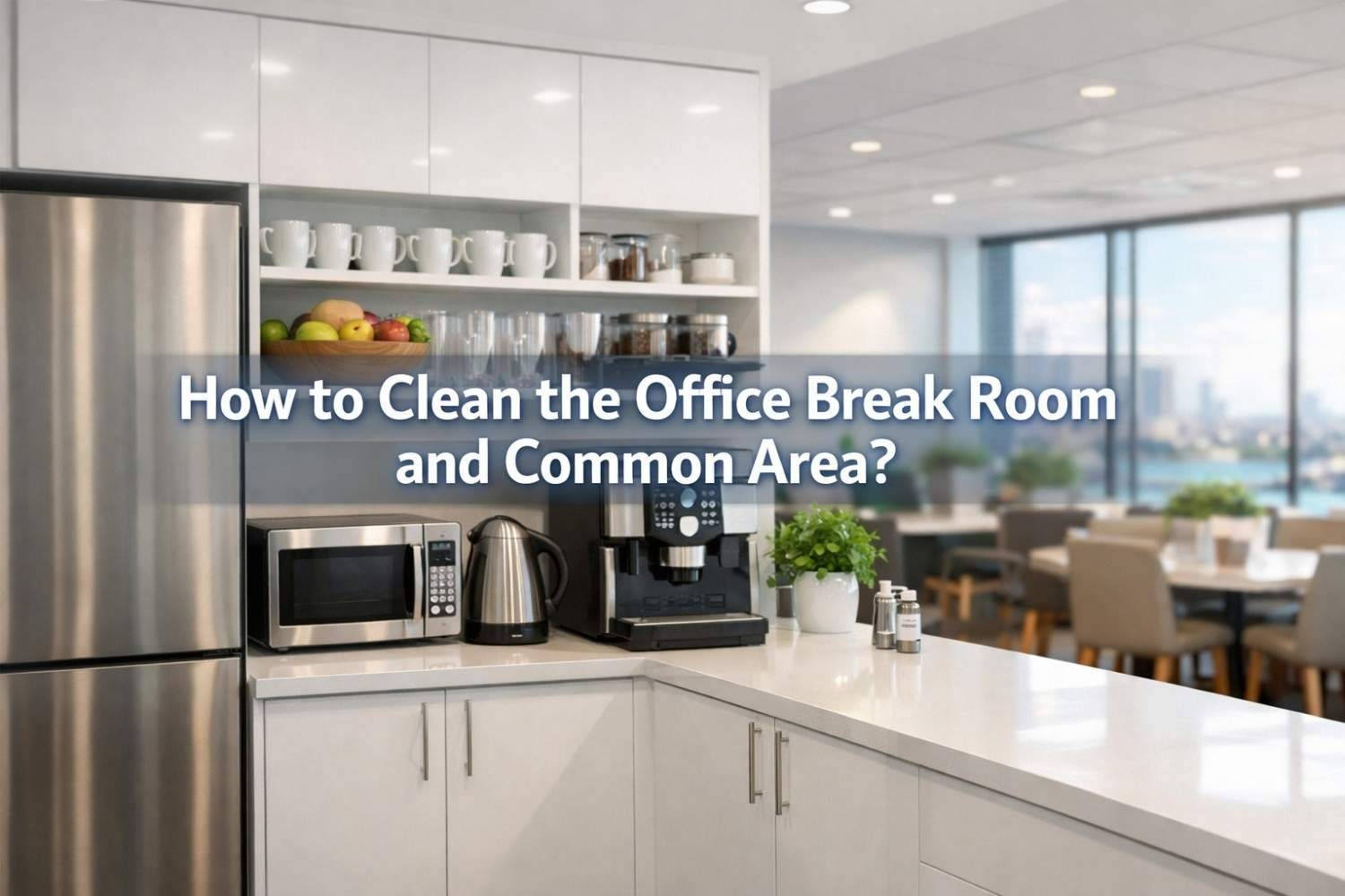 How to Clean the Office Break Room and Common Area?