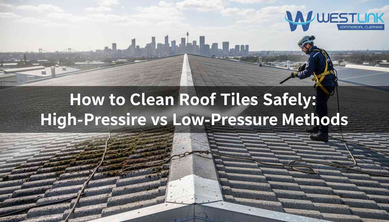 How to Clean Roof Tiles Safely: High-Pressure vs Low-Pressure Methods