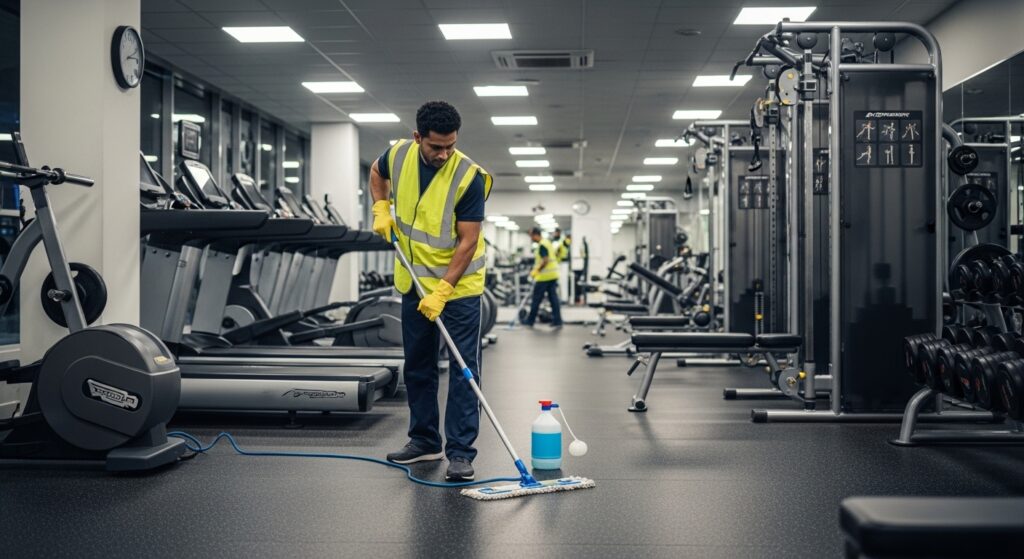 Gym floor cleaning for rubber, vinyl, tile and wet-area transitions westlink commercial cleaning