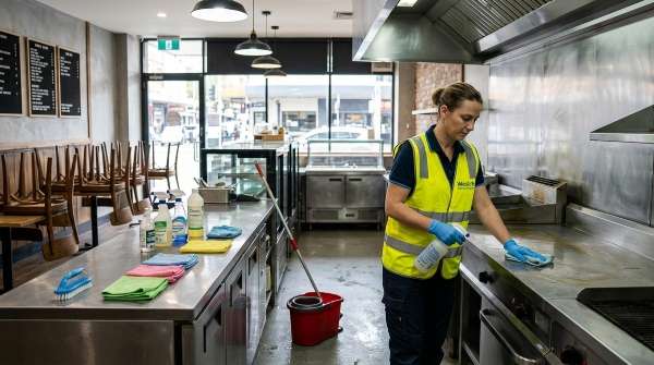 Cafe and restaurant end of lease cleaning in Sydney for hospitality handover