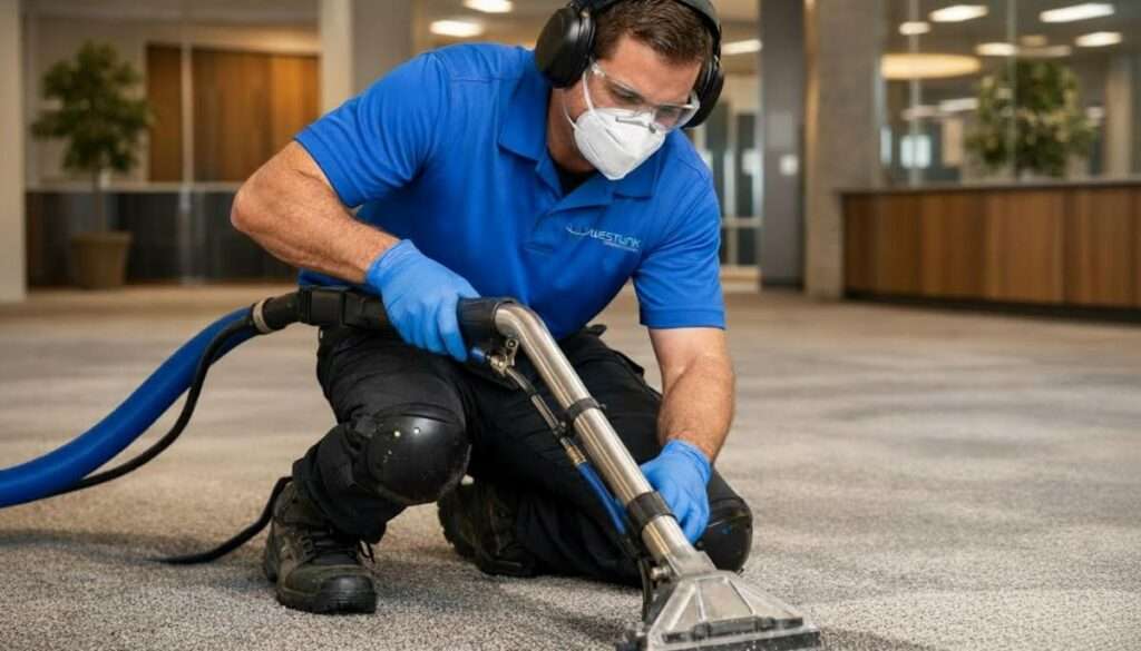 Westlink Commercial Cleaner Clean Carpet in Lower North Shore, Sydney