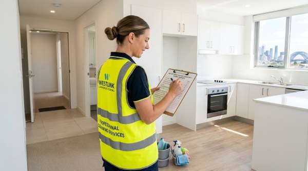 End of lease cleaning case study in Sydney showing rental property prepared for handover.