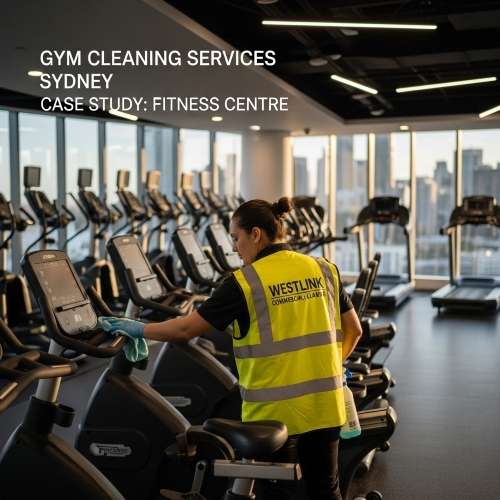 Gym Cleaning Services Sydney Case Study, Fitness Centre - westlink commercial cleaning