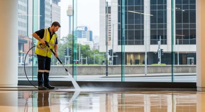 Pressure Cleaning Services in Sydney Case Study, Commercial Property_