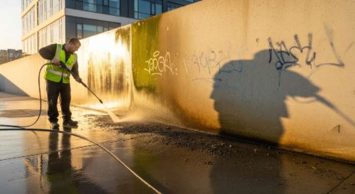 Problems We Remove Mould, Algae, Oil, Grime, Graffiti and Slippery Buildup_ - westlink commercial cleaning