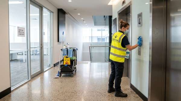 Strata and commercial suite end of lease cleaning in Sydney for managed premises handover.