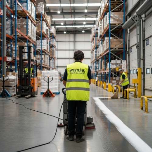 Warehouse Cleaning Services in Sydney Case Study, Logistics Warehouse - westlink commercial cleaning