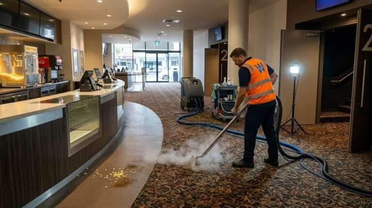 Commercial Carpet Cleaning Case Study — Cinema Complex, Five Dock (Inner West Sydney)
