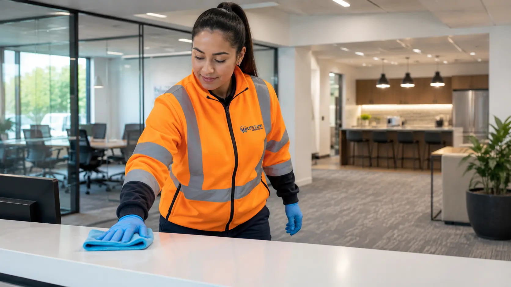 Office and shared workspace cleaning