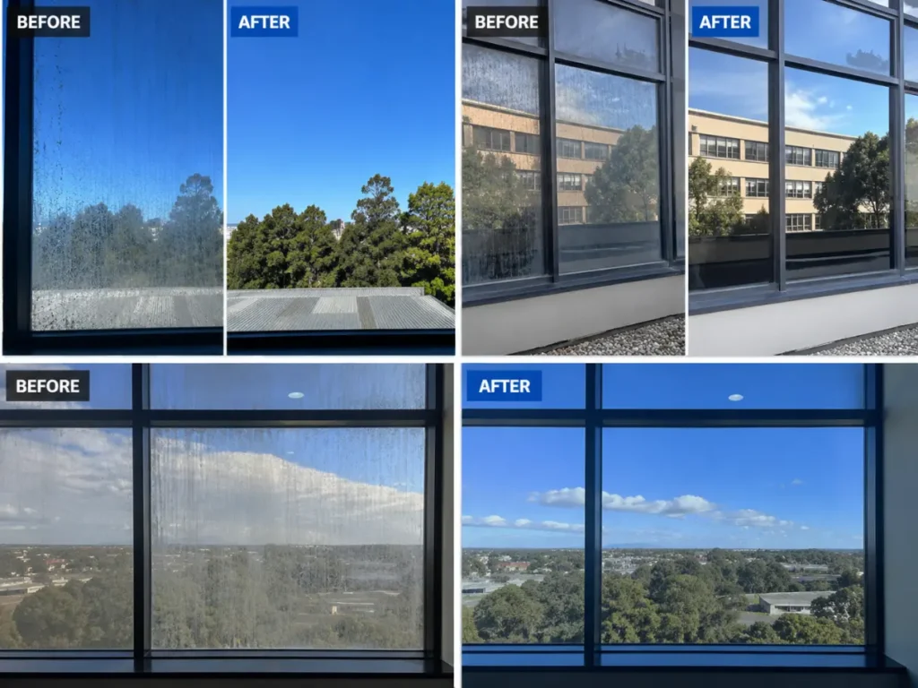 before after results of window cleaning (1)