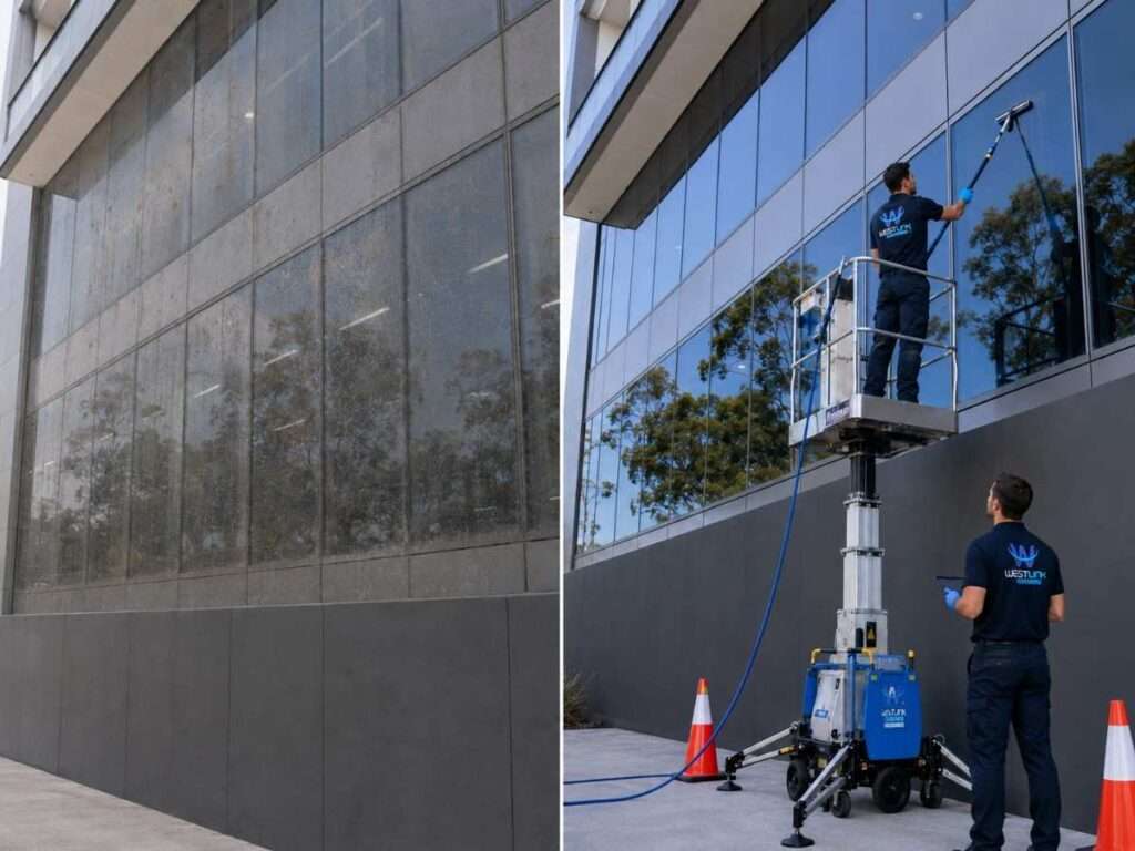 Sutherland before after window cleaning result