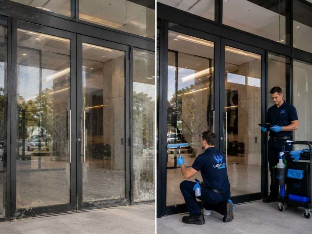 Sutherland before after window cleaning result