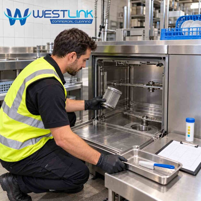 How to Clean a Commercial Dishwasher: Filters, Spray Arms, and Sanitising Checks
