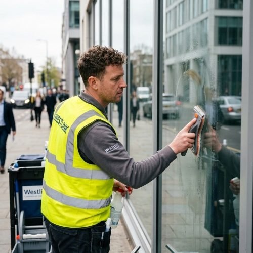 Westlink Commercial Cleaning window cleaning for clear, polished commercial glass in Sydney